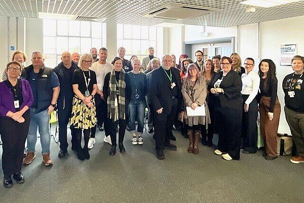 Group of stakeholders working for suicide prevention